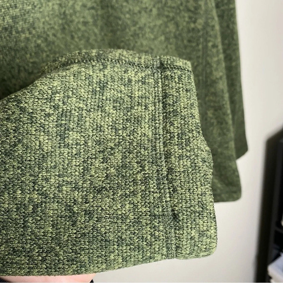 Woolrich Marled Green Quarter Zip Mock Neck Pullover Sweater Men's Size XXL - Picture 4 of 8